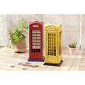 復古鐵皮英倫電話亭造型存錢筒(英倫紅/復古黃兩色擇一)