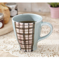 日本製窗格子陶杯 250ml (黑/白/綠3色擇一)_3