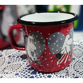 嚕嚕米愛心紅琺瑯馬克杯 370cc_1