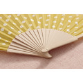 西班牙佛朗明哥波卡圓點木扇 (鵝黃/亮紅兩色)_4