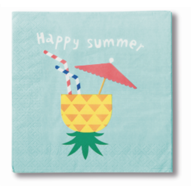 Happy Summer 環保印花餐巾紙