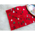 日本濱文樣紅色聖誔限定版手帕