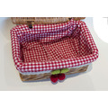 鄉村風櫻桃紅藤編面紙盒/收納盒_3