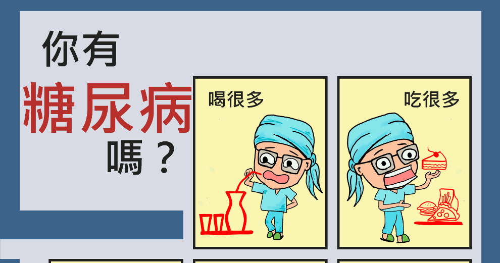 明信片 你有糖尿病嗎 漫畫健康網