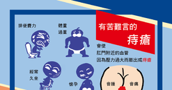 【A4海報】有苦難言的痔瘡