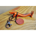 【材料包】⎜小動物系列⎟臘腸狗鑰匙圈 DIY-KIT Dachshund Keychain