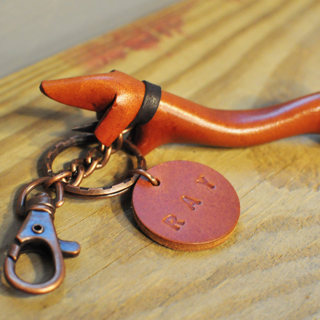【材料包】⎜小動物系列⎟臘腸狗鑰匙圈 DIY-KIT Dachshund Keychain