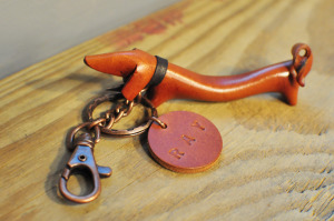 【材料包】⎜小動物系列⎟臘腸狗鑰匙圈 DIY-KIT Dachshund Keychain