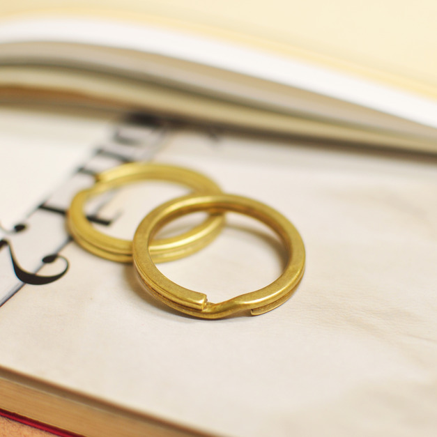Brass Key Ring 內徑 3cm 黃銅鑰匙環 雙圈圓環