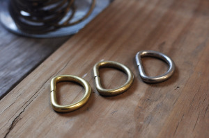 D Ring 25mm 黃銅D環 3色