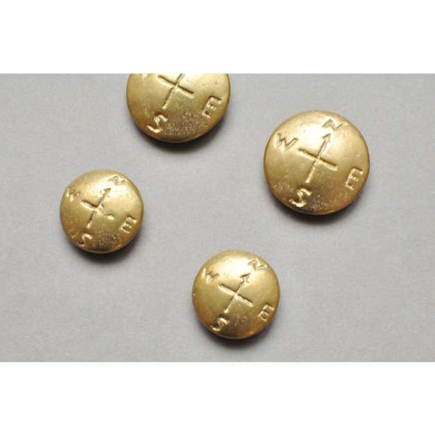 Decoration Button 指北針純銅裝飾釦