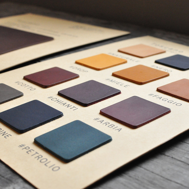Leather Color Swatch 義大利植鞣色卡 Buttero/Toscano/Dollaro/A8/VC
