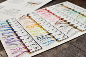 Waxed  Threads Color Swatch  六花手縫線色卡