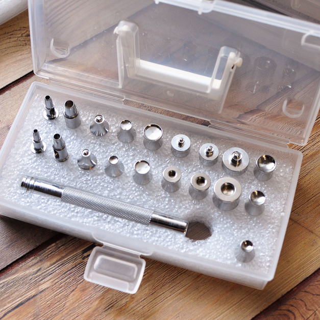 Deluxe Snap/Rivet/Hole Punch Setter Kit 便攜型打釦工具組