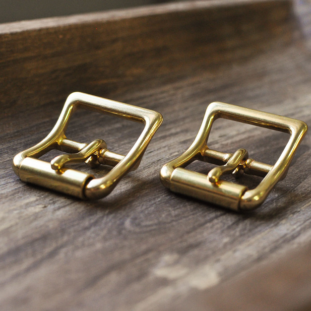 Roller Belt Buckle 20mm 日型旋轉 黃銅皮帶頭 / 肩帶釦