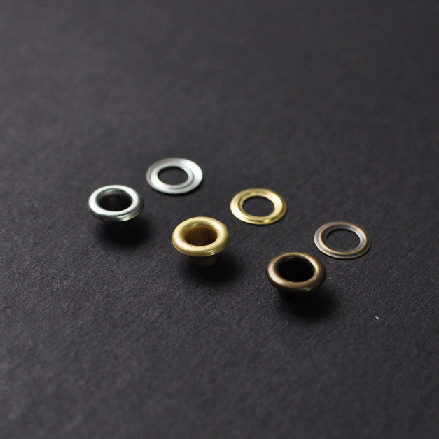 Solid Brass Grommet Eyelets 10mm 內徑5mm 黃銅環釦 雞眼釦 三色 【金色新上架～】