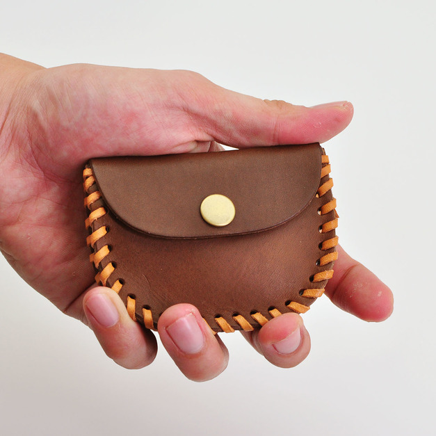 【手作材料包】MINI Colin Purse DIY KIT 迷你復古零錢包 [含孔洞]