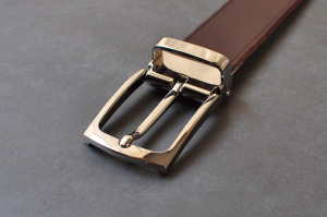 Belt Buckle 30mm 夾式紳士皮帶頭 5款 金色 亮銀