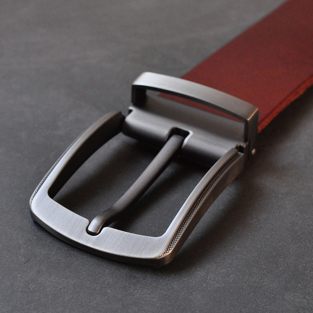 Belt Buckle 40mm 夾式紳士皮帶頭 3款 霧灰 亮銀