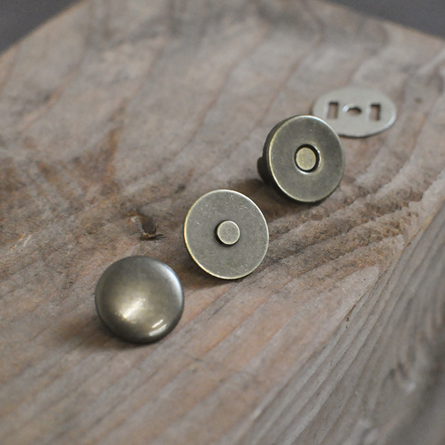 Magnetic Snap 14mm 台製 公單腳磁釦