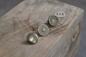 Magnetic Snap 14mm 台製 公單腳磁釦