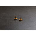 Brass Screw Rivet 黃銅 平面螺絲釦 工字釦_1