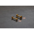Arc Brass Screw Rivet 黃銅 弧面螺絲釦 工字釦_1