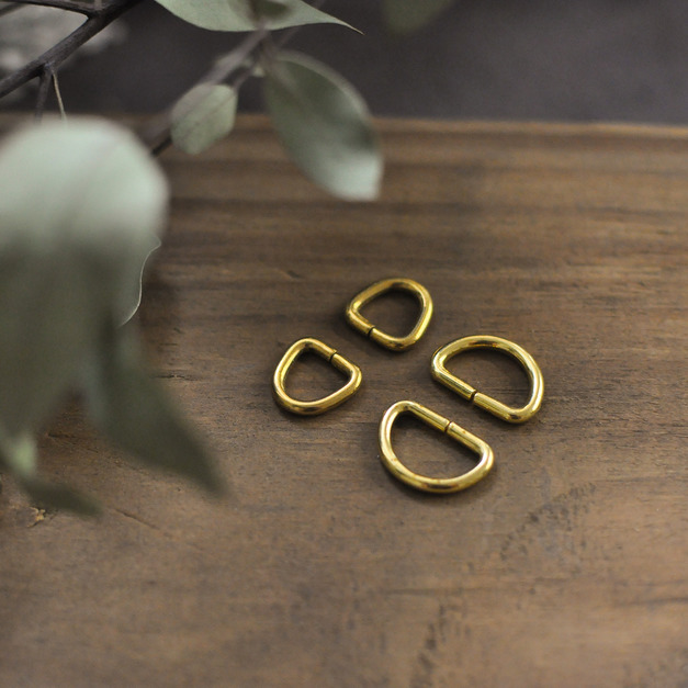 D Ring 8mm/12mm 不鏽鋼/黃銅 D環