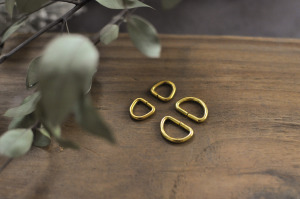 D Ring 8mm/12mm 不鏽鋼/黃銅 D環