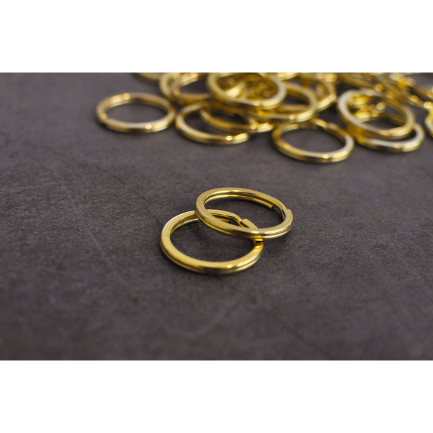 Brass Key Ring 內徑 2cm 黃銅鑰匙環 雙圈圓環 5入