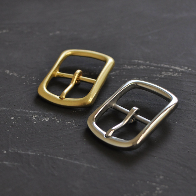 Belt Buckle Brass Stainless Steel 35mm 日型 黃銅/不銹鋼 皮帶頭