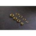 Solid Brass Grommet Eyelets 10mm 內徑5mm 黃銅環釦 雞眼釦 三色 【金色新上架～】_1