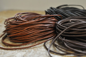 Buttero/Rocky Round Leather Lace 3mm 義大利植鞣圓皮繩 4色