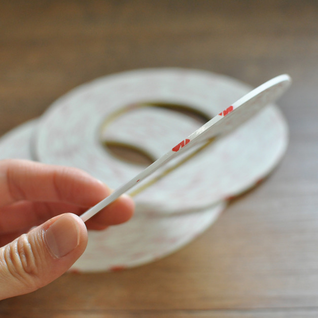 台灣3M 特製規格 Double-sided tape 2mm 超細雙面膠 (50M)