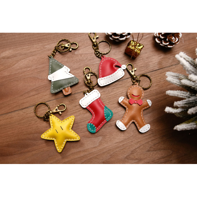 【DIY-KIT/手作材料包】│ 聖誕好朋友吊飾 │ Christmas keychain