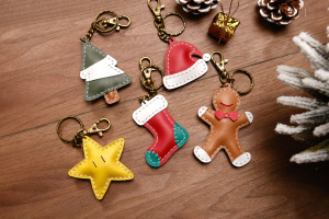 【DIY-KIT/手作材料包】│ 聖誕好朋友吊飾 │ Christmas keychain