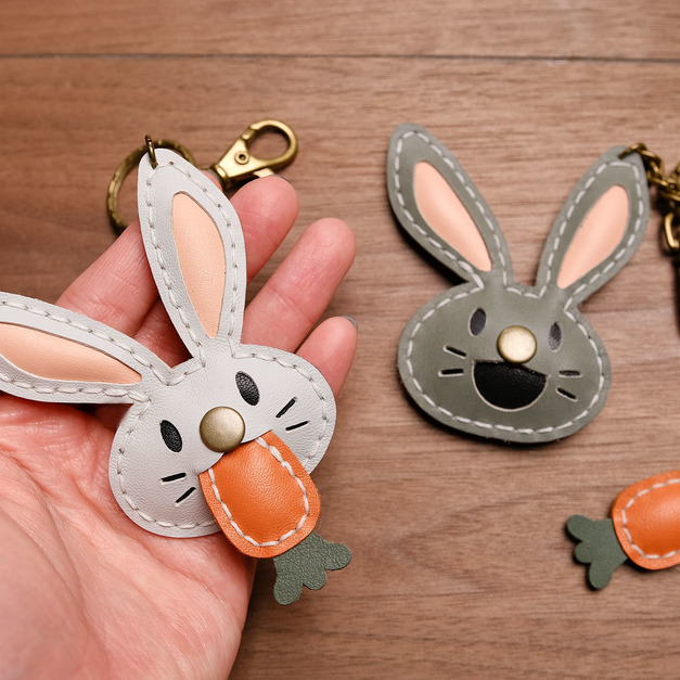 【DIY-KIT/手作材料包】 兔兔 2.0！兔兔&紅蘿蔔│Bunny Ornament 2.0