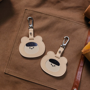 【蛋塔熊妹聯名款】蛋塔熊妹 感應扣皮套 磁卡套