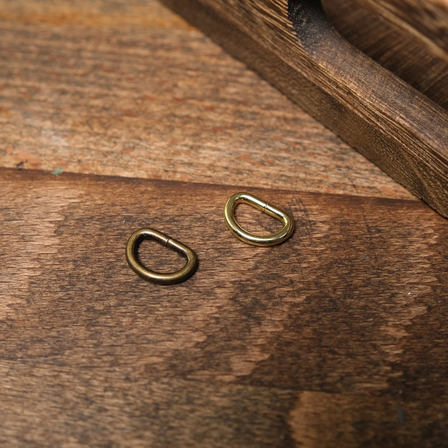 D Ring 內徑 10mm 青古銅 金色 D環