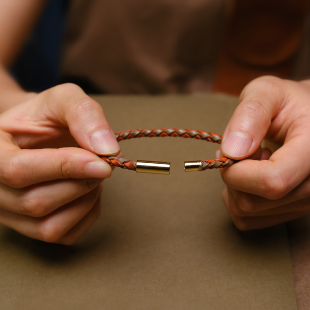 Stainless Steel Magnetic Bracelet Clasp 4號 內徑 3.5mm &nbsp;不銹鋼磁吸手環扣 3色