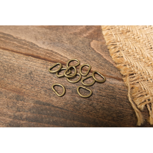 D Ring 內徑 9mm 青古銅 D環