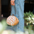 【 花見小路 X 京都奈 】聯名企劃 西瓜 大口金包 手提肩背兩用