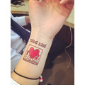 迷你紋身 GD同款桃心