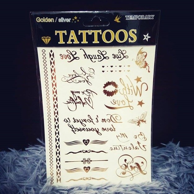 質感燙金紋身 N-5