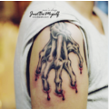 限量新款大圖刺青紋身 鬼爪