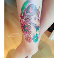 限量新款大圖刺青紋身 夢幻獨角獸_1