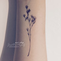 迷你紋身 花草_4