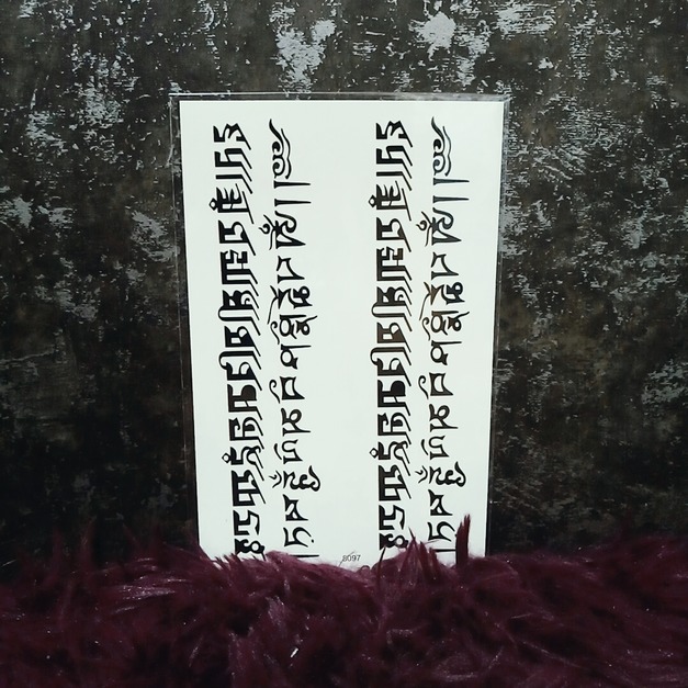 限量新款大圖刺青紋身 梵文