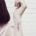 限量新款迷你刺青紋身 手繪花