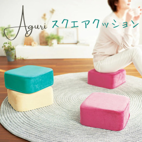 Cogit Aguri 亮彩方形坐墊  靠墊  腳墊  趴墊  午睡枕